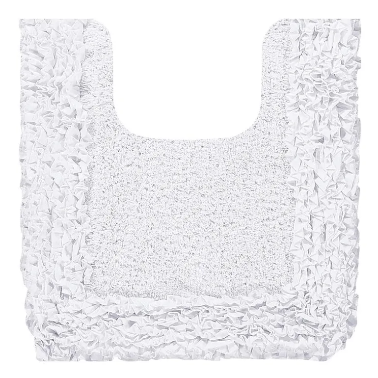 Better Trends Shaggy Border Mat Bath Contour Rug