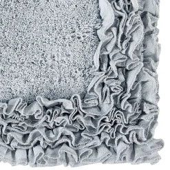 Better Trends Shaggy Border Mat Bath Contour Rug