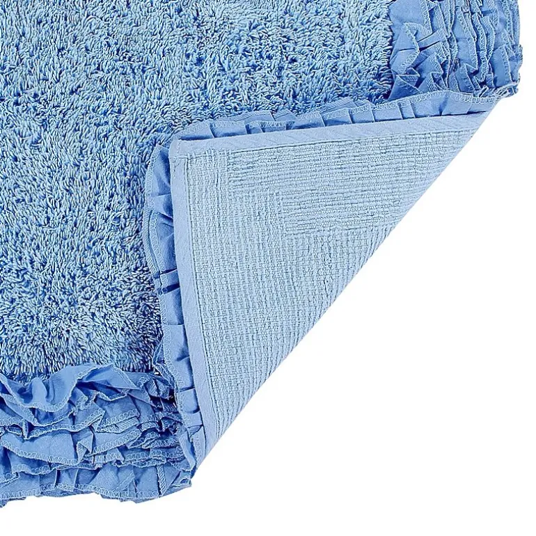 Better Trends Shaggy Border Mat Bath Contour Rug