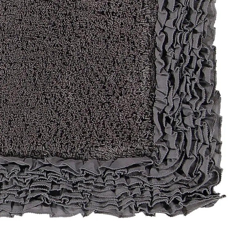 Better Trends Shaggy Border Mat Bath Contour Rug