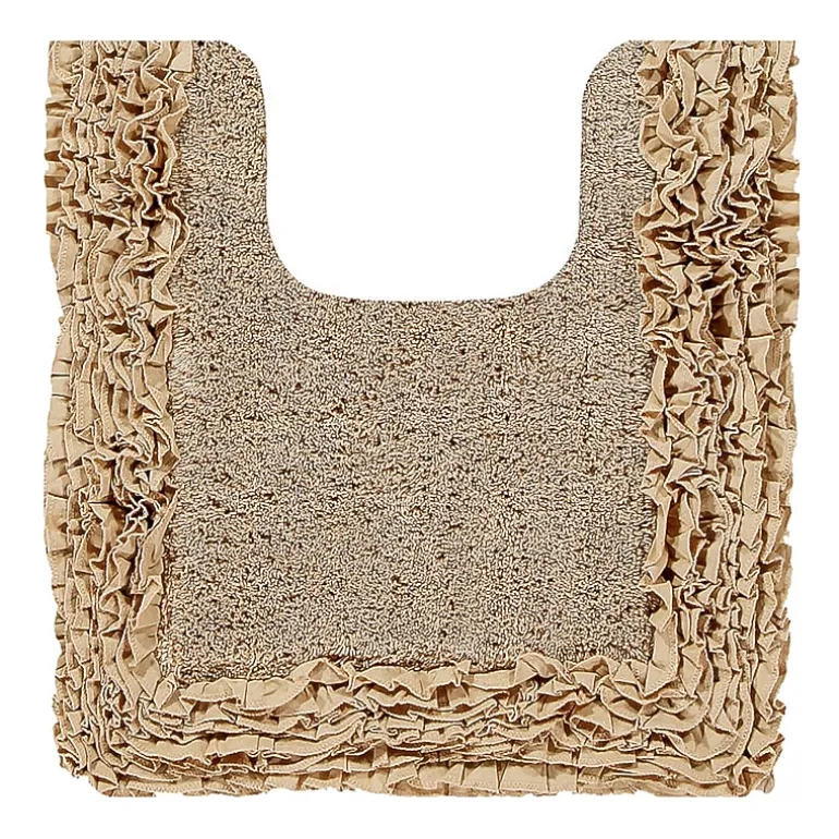 Better Trends Shaggy Border Mat Bath Contour Rug