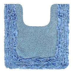 Better Trends Shaggy Border Mat Bath Contour Rug