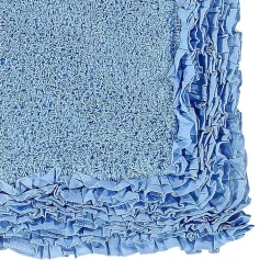 Better Trends Shaggy Border Mat Bath Contour Rug
