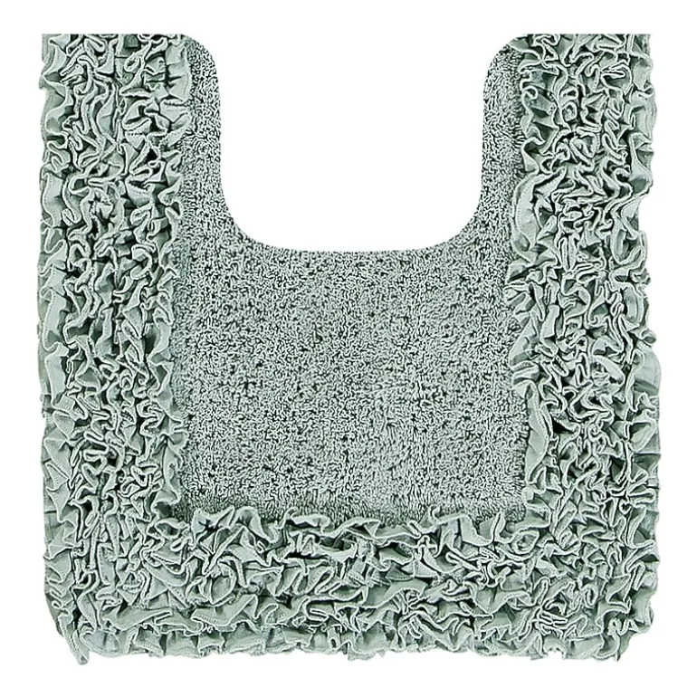 Better Trends Shaggy Border Mat Bath Contour Rug