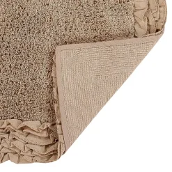 Better Trends Shaggy Border Mat Bath Contour Rug