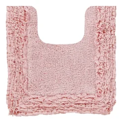 Better Trends Shaggy Border Mat Bath Contour Rug