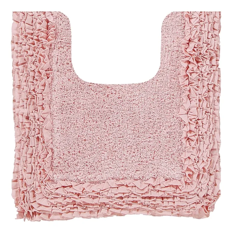 Better Trends Shaggy Border Mat Bath Contour Rug