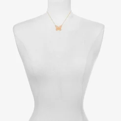 Bijoux Bar Delicates Womens Butterfly 16 Inch Pendant Necklace