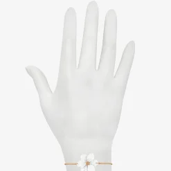 Bijoux Bar Delicates Womens Glass Flower Bolo Bracelet