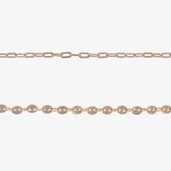 Bijoux Bar Delicates Womens 9 Inch Cable Ankle Bracelet