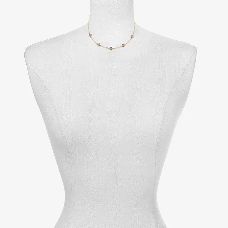 Bijoux Bar Delicates Womens 16 Inch Link Chain Necklace