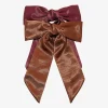 Bijoux Bar Maroon & Brown 2-pc. Hair Bow