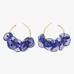 Bijoux Bar Womens 2 Inch Hoop Earrings