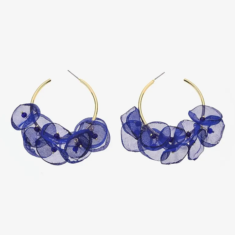 Bijoux Bar Womens 2 Inch Hoop Earrings