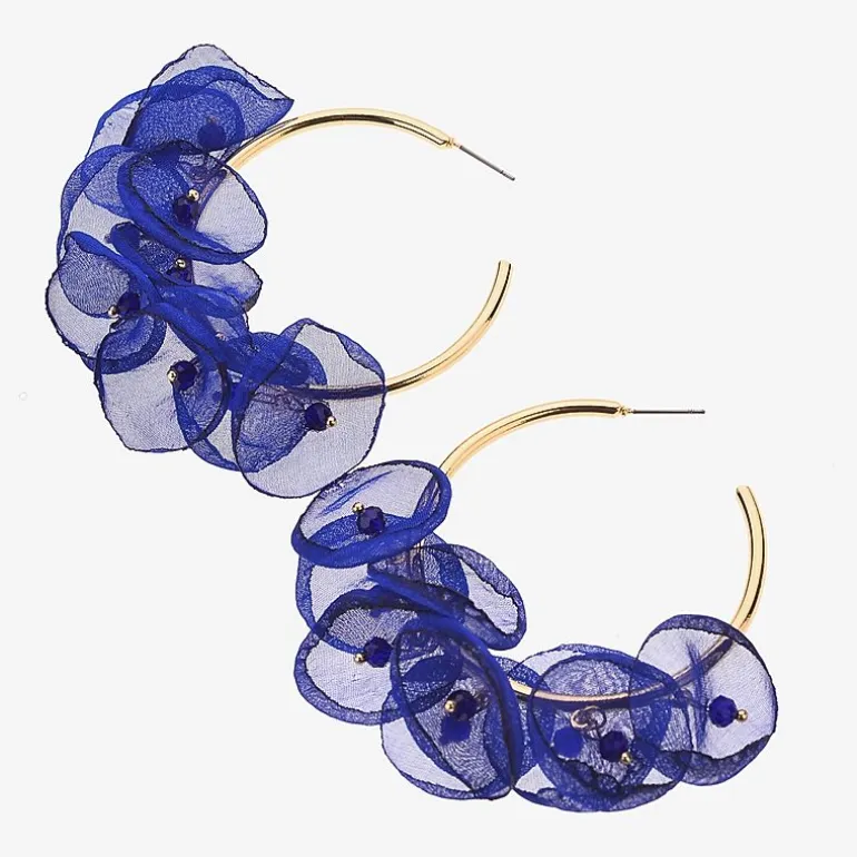 Bijoux Bar Womens 2 Inch Hoop Earrings