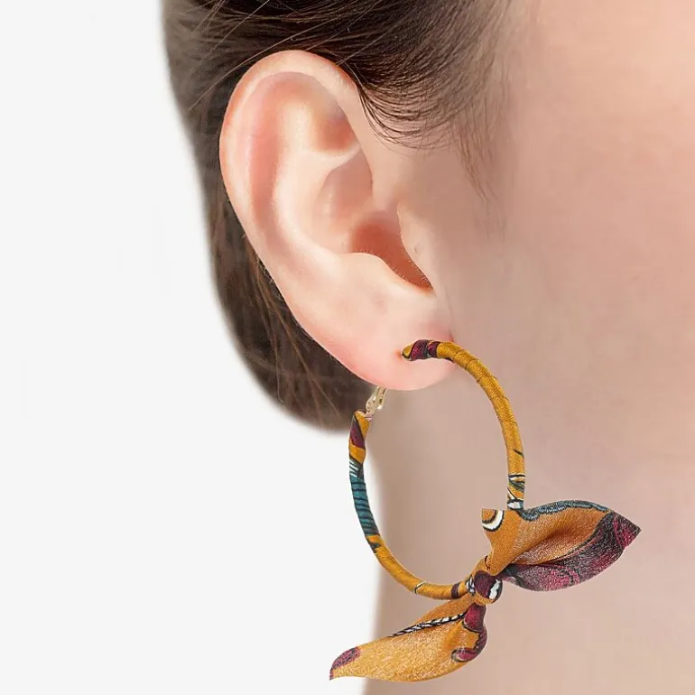 Bijoux Bar Womens 70mm Hypoallergenic Hoop Earrings