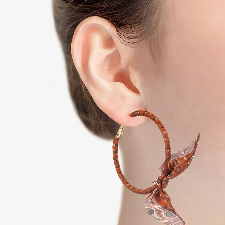 Bijoux Bar Womens 70mm Hypoallergenic Hoop Earrings