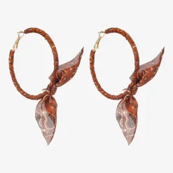 Bijoux Bar Womens 70mm Hypoallergenic Hoop Earrings