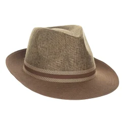 Biltmore Club Stripe Trim Matte Toyo Mens Fedora