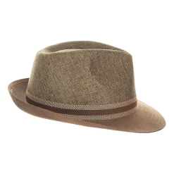Biltmore Club Stripe Trim Matte Toyo Mens Fedora