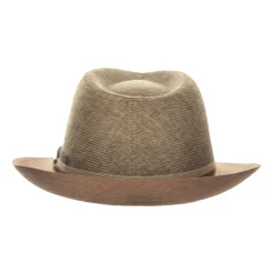 Biltmore Club Stripe Trim Matte Toyo Mens Fedora
