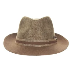 Biltmore Club Stripe Trim Matte Toyo Mens Fedora