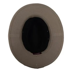 Biltmore Faux Leather Trim Cotton Canvas Safari Mens Safari Hat