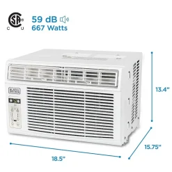 Black+Decker 8000 Btu Ac Window A/C