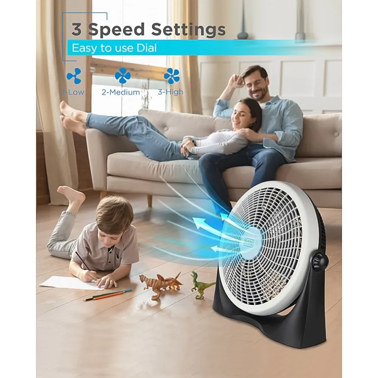 Black+Decker High Velocity Floor Fan