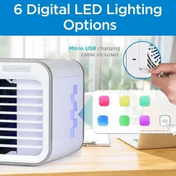 Black+Decker Mini Cooler And Usb Desktop Fan