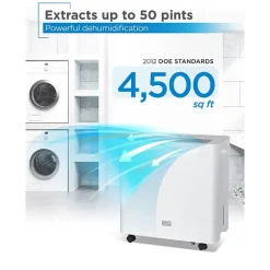 Black+Decker 50p Dehumid Dehumidifier