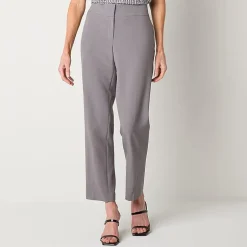 Black Label by Evan-Picone Crepe Womens Classic Fit Straight Suit Pant