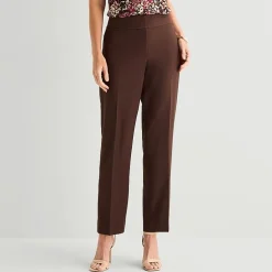 Black Label by Evan-Picone Crepe Womens Classic Fit Straight Suit Pant