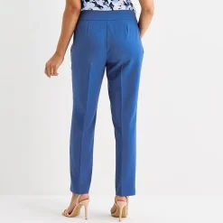 Black Label by Evan-Picone Crepe Womens Classic Fit Straight Suit Pant