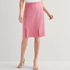 Black Label by Evan-Picone Tweed Womens Suit Skirt