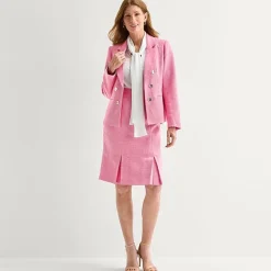 Black Label by Evan-Picone Tweed Womens Suit Skirt