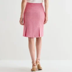 Black Label by Evan-Picone Tweed Womens Suit Skirt