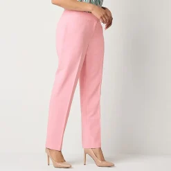 Black Label by Evan-Picone Womens Classic Fit Straight Suit Pant