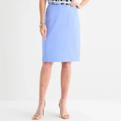 Black Label by Evan-Picone Womens Suit Skirt