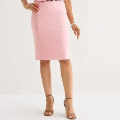 Black Label by Evan-Picone Womens Suit Skirt