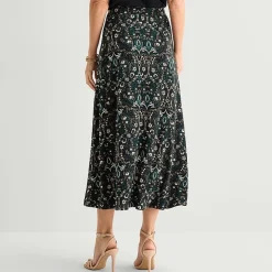 Black Label by Evan-Picone Womens Maxi Skirt