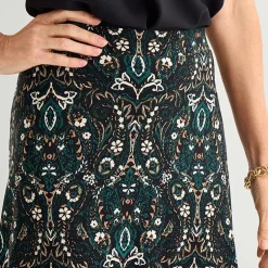 Black Label by Evan-Picone Womens Maxi Skirt