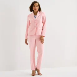 Black Label by Evan-Picone Womens Classic Fit Suit Jacket