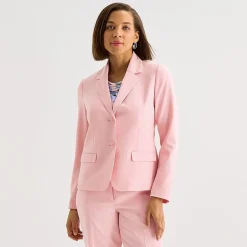 Black Label by Evan-Picone Womens Classic Fit Suit Jacket