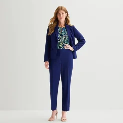 Black Label by Evan-Picone Womens Classic Fit Suit Jacket