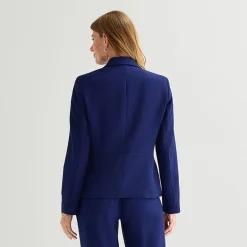 Black Label by Evan-Picone Womens Classic Fit Suit Jacket