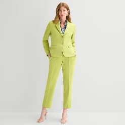 Black Label by Evan-Picone Womens Classic Fit Suit Jacket