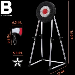 Black Series Axe Throwing Target Set