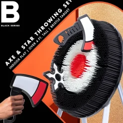 Black Series Axe Throwing Target Set