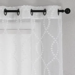 Blake Grommet Top Sheer Set of 2 Curtain Panel